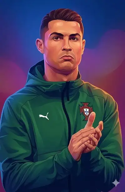 Vibrant Stylized Vector Portrait Prompt