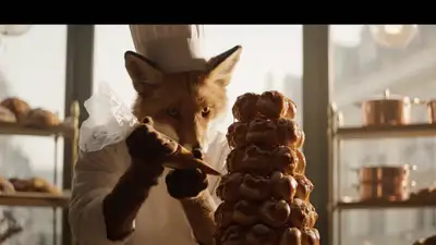 Pastry Chef Fox in Parisian Patisserie