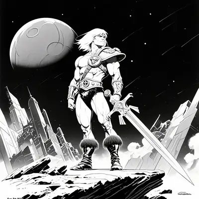 Narrative Paneling He-Man Style