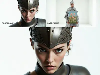 Medieval Warrior Fashion Video Prompt