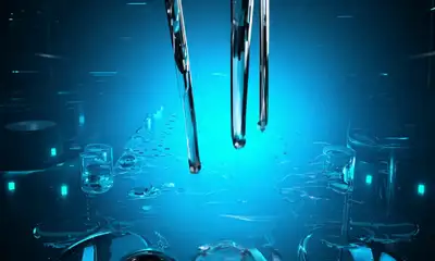 Liquid Mercury FLUX Word Animation