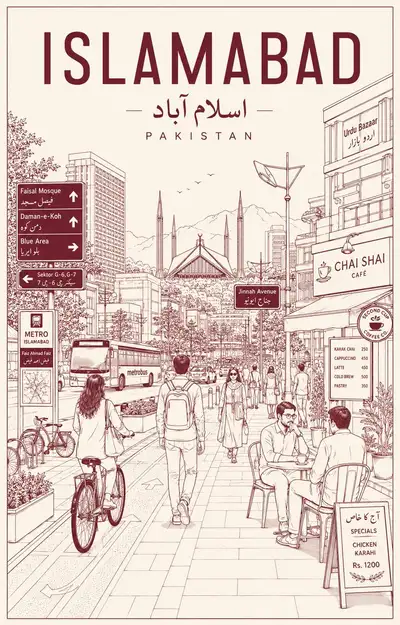 Vintage Urban Sketches of Global Cities