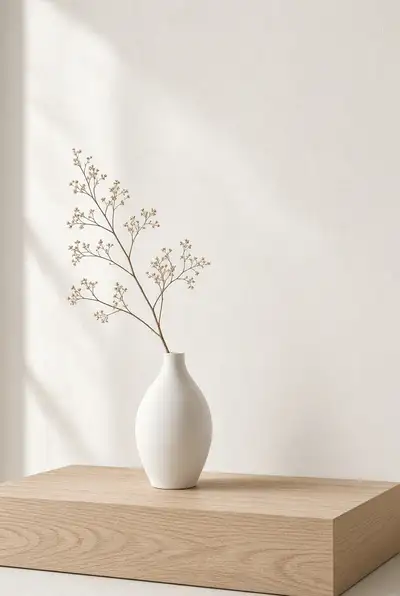 Scène sereine minimaliste