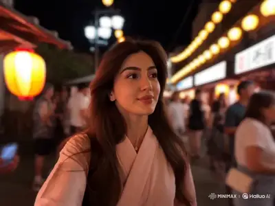 Photorealistic Japanese Summer Festival Travel Vlog