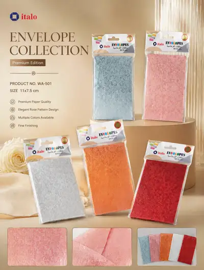 Italo Envelope Collection Product Advertisement