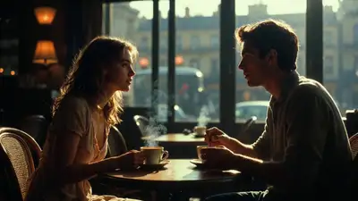 Intense Parisian Cafe Breakup Scene