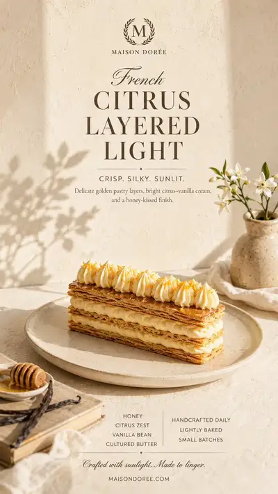 French Pâtisserie Campaign Visual System