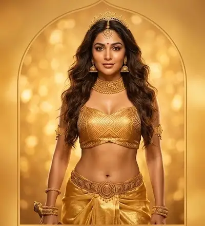Indian Warrior Queen Cinematic Portrait
