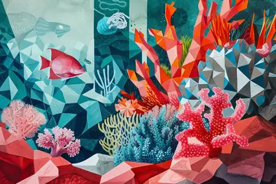 Cubist Dreamscape Art Prompt