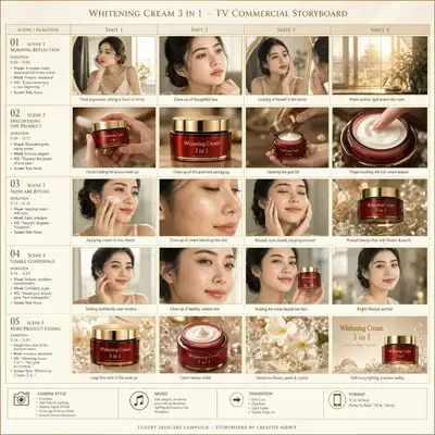 Cinematic Luxury Skincare Commercial