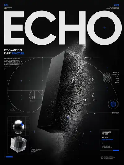 Abstract Swiss Editorial Poster ECHO