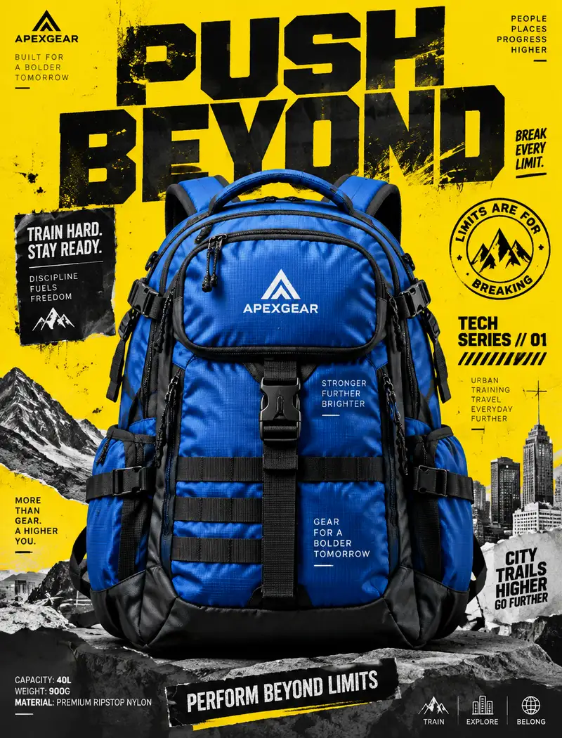 APEXGEAR Urban Athletic Poster Campaign | Wikiprompt