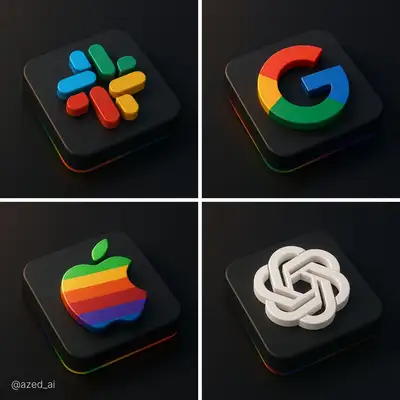 3D Logo on Matte Black Platform