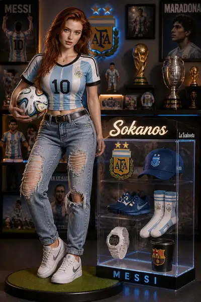 Argentina 2026 World Cup collectible figure display
