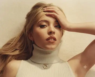 Elegant Sydney Sweeney Editorial Portrait