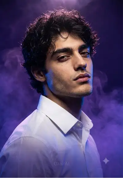 Cinematic Editorial Headshot with Volumetric Fog
