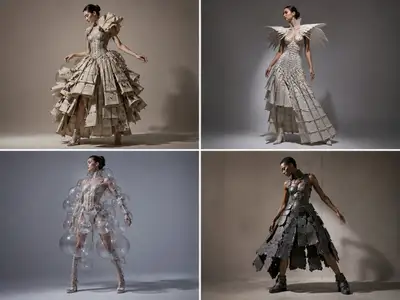 Experimental Fashion Prompt for GPT: Material-to-Garment Construction