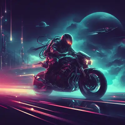 Spacepunk Digital Art Prompt