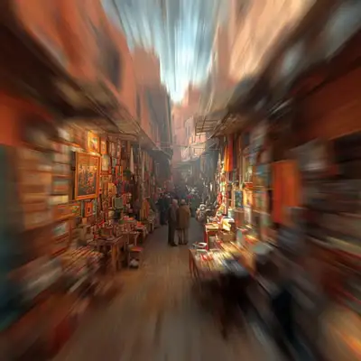 Infinite Marrakech Market Droste Effect