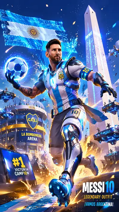 Argentina captain reimagined as Fortnite legendary hero