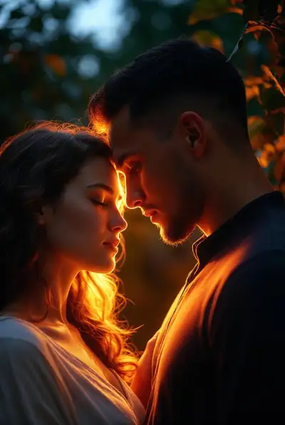 Cinematic Romantic Couple Portrait Prompt