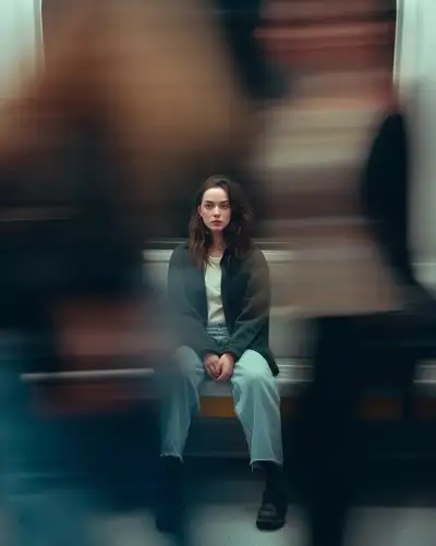 Cinematic Subway Portrait - Motion Blur