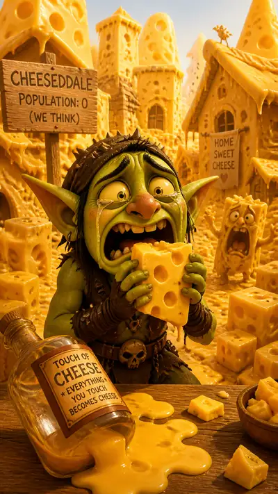 Chaos Goblin Turns a Village into Cheese