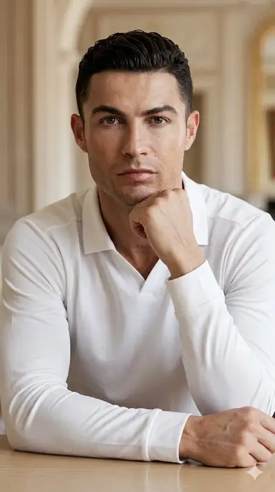 Editorial Studio Portrait of a Handsome Man
