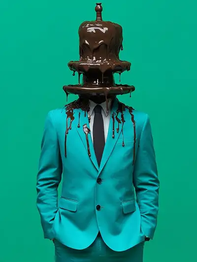 Belgian Chocolate Fountain Human Head