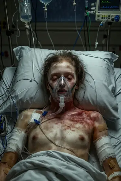 ICU Patient Cinematic Portrait
