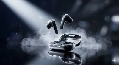 Luxury Wireless Earbuds Product Shot