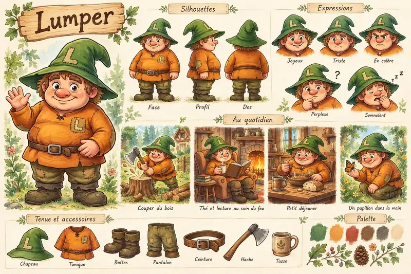 Children's Picture Book Character Sheet Prompt | Wikiprompt
