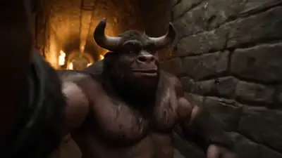 Minotaur Vlog End-of-Day Selfie Prompt
