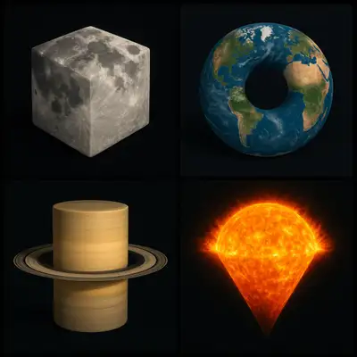 Celestial Body Shape Generator