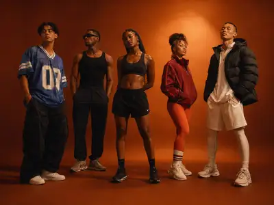 Cinematic Group Portrait of Diverse Athletes