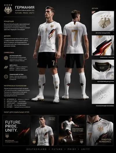 Concept Brief for a Futuristic Germany National Team Kit