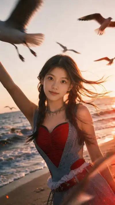 Cinematic Seaside Portrait Transformation