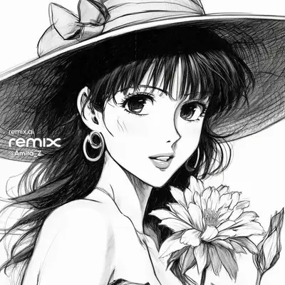 90s Anime Pencil Sketch