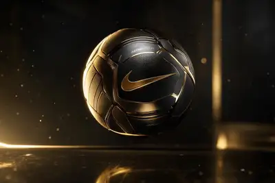 Publicité produit de luxe cinématographique pour un ballon de sport flottant
