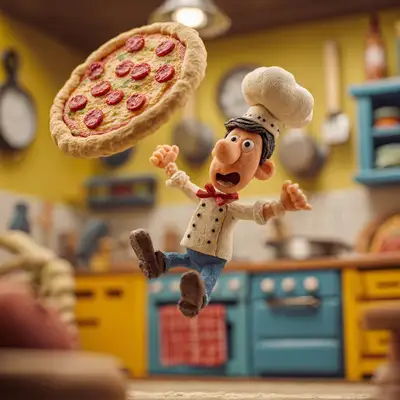 Stop-Motion Clay Aesthetic Prompt