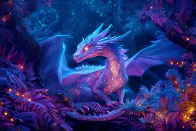 Luminescent Bioluminescence Art Prompt