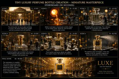 Miniature Luxury Perfume Bottle Creation Video