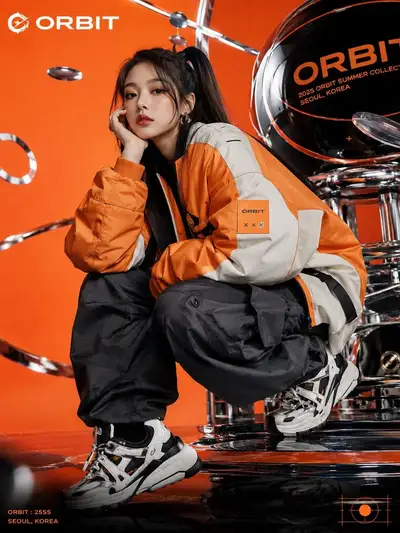 ORBIT Streetwear Campaign with Chrome and Geometric Rings