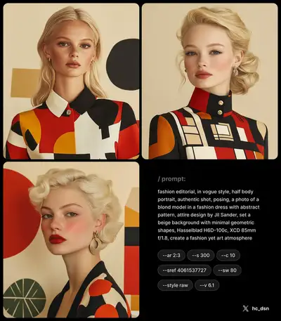 Modernist Geometry Fashion Editorial