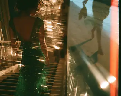 Accidental 35mm Double Exposure: Gala and Beach