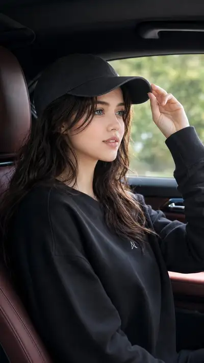 Cinematic Luxury Car Interior Portrait