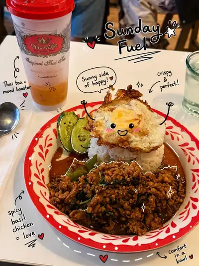 Kawaii Food Photography with Doodle Overlay