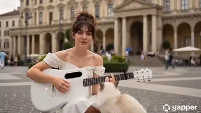 Cinematic Golden Hour Piazza Performance