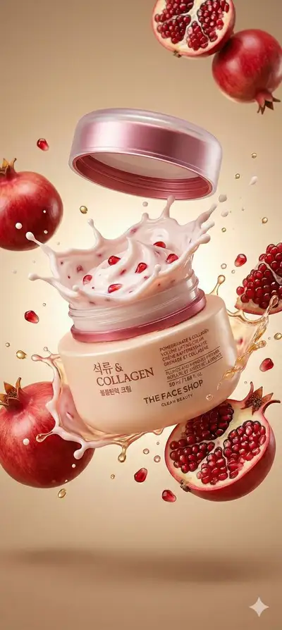 Hyperrealistic Cosmetic Product Photography with Explosive Splash Effect