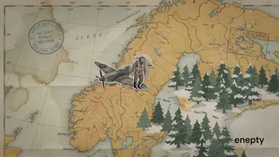 Vox-Stil WWII-Pilot-Rettungsanimations-Prompt